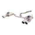Exhaust system XForce with Varex muffler for Subaru IMPREZA 2011-2014 WRX SEDAN (G3) S2 stainless steel-2