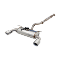 Exhaust system XForce with Varex muffler for Subaru BRZ 2012- Z1 stainless steel-2