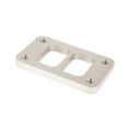 Rostfreier Flansch T3 Twin Scroll mit Stiften-3