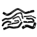 Silikon Kühler Kühlmittel Schlauch Kit FMIC.EU für Honda Civic D15 D16 EG EK - Schwarz-1