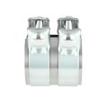 Edelstahl-Rohrverbinder SS304 für Abgasanlage mit Schellen FMIC.EU 70mm 2.75