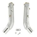 Downpipe with Heat Shield FMIC.Pro for Alfa Romeo Giulia 952 Stelvio 949 Quadrifoglio 2.9L V6 2016-2022-2