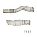 Downpipe FMIC.Pro für BMW M2 M3 M4 G87 G20 G80 S58 B30 2020+ Katalysator mit Hitzeschild-1