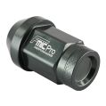 Forged Aluminum wheel nut FMIC.Pro M14x1.5 Grey (gun metal) 1 pc. conical 7075-T6 -1