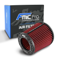 FMIC.Pro cone air filter length 150mm diameter 102mm Red-1