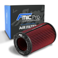 FMIC.Pro cone air filter length 225mm diameter 102mm Red-1