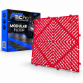 Modularer Plattenboden FMIC.Pro für Garage und Werkstatt 40x40cm 20mm Rot-1