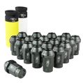 Aluminium wheel nuts FMIC.Pro M14x1.25 Grey (gun metal) 20 pcs. tapered -2