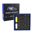 Aluminium-Radmuttern FMIC.Pro M12x1,25 Schwarz 20 Stück konisch-3