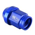 Alu-Radmutter FMIC.Pro M12x1,25 Blau 1 St. Konische Durchgangsbohrung-1