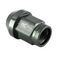Alu-Radmutter FMIC.Pro M12x1,5 Grau (Rotguss) 1 St. Konische Durchgangsbohrung-1