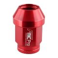 Forged aluminum wheel nut FMIC.Pro M12x1.25 Red 1 pc. conical through-hole 7075-T6 -4