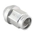 Alu-Radmutter FMIC.Pro M12x1,5 Silver 1 St. Konische Durchgangsbohrung-1