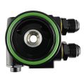 Oil Filter Sandwich Plate Cooler Adapter with Thermostat FMIC.Pro 80mm-3