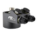 Oil Filter Sandwich Plate Cooler Adapter FMIC.Pro for Honda Civic X L15B Engine oil cooler adapter-4