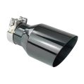 Edelstahl Auspuffblende Endrohr Fmic.Pro 100mm Schwarz Anschluss 50mm-1