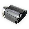 Edelstahl-Auspuffendrohr FMIC.Pro Typ 01 Carbon glänzend Schwarz 114mm Spitze 60mm Anschluss-1