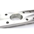 Edelstahl Billet CNC 3D Auspuff Flansch 42.4mm FTWL für BMW M50 / M52 / M54-3