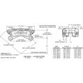 Wilwood 120-15585 Forged Dynapro LP-DS Universal Lug Mount Caliper 4 Pistons Red-2