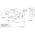 Wilwood 120-12117 GP310 Motorcycle Vorderseite 2008+ Lug Mount Bremssattel Links 4 Kolben Schwarz-2