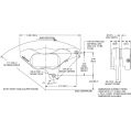 Wilwood 120-7737 GP310 Motorcycle Vorderseite 84-99 Lug Mount Bremssattel Links 4 Kolben Chrom-2