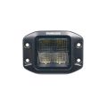 LED Worklight Purelux Black Flush Mount Square 12cm 40W Wide Beam-2