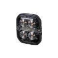LED Warn und Positionsleuchte Purelux Ultra Slim Square Weiß / Rot 12V 24V 60mm 8W-2