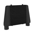 Intercooler 280x280x76mm FMIC.EU Up Inlet / Outlet Black-2