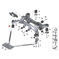 IRP Polyurethan-Hinterachsträgerbuchsen 90SH für BMW E8x E9x ohne M-Modelle-3