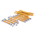 IRP Steel Rear Adjustable Guide Rods with Motorsport Bearings for BMW E8x E9x F2x F3x Gold-3