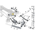 IRP Aluminum Rear Adjustable Guide Rods with Fluro Motorsport Bearings for BMW E8x E9x F2x F3x Gold-4