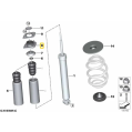 IRP Hintere Stoßdämpferaufnahmen mit MS Uniball-Lagern Pillow-Ball für BMW E30 E36 E36/5 E36/7 E36/8 E46-2