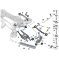 IRP Aluminium Rear Adjustable Toe Arms with Motorsport Bearings for BMW E8x E9x not M models Grey-4