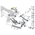 IRP verstellbare hintere Aluminium-Camber-Arme mit Motorsport-Lagern für BMW E8x E9x Grau-3
