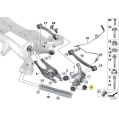IRP Rear Wheel Carrier Trailing Arm Bushings Aluminium Housing with Bearing for BMW E8x E9x-2