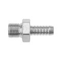 Push-On Barb Tail Hose Pipe M16x1.5 bis 10mm Fitting Adapter Fuel silber-1
