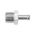 Push-On Barb Tail Hose Pipe M20x1.5 to 9mm Fitting Adapter Fuel silver-1