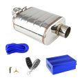 Aktiver Schalldämpfer JRspec mit Drosselklappe und Vakuumpumpe Remote 63 mm (2,5