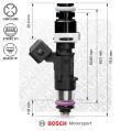 Nuke Performance Einspritzdüse Bosch 2200cc NGI2 65mm EV14L-1