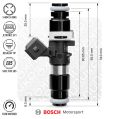 Nuke Performance Bosch Einspritzdüsen 1462cc 65mm EV14L 4pcs-1