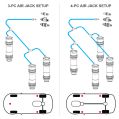 Nuke Performance Air Jack PTFE Hose Kit-3