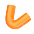 Silikonbogen 135°Grad 38mm Silikonschlauch Orange-3
