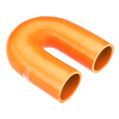 Silicone elbow 180' 38mm Orange-1