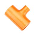 Silikon T-Stück 54/32mm Verbinder Silikonschlauch Adapter Orange-3