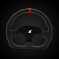 Professionelles D-förmiges Rennlenkrad aus Leder 325 mm SIMAGIC Simulator Simracing-2