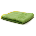 POORBOY'S WORLD Deluxe Mega Plush Green microfiber cloth for buffing wax polish and quick detailer 40x40cm-1
