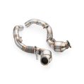 Downpipe BMW M5 F90 mit Katalysatoren  HJS 300 CPSI EURO 6-3