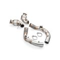 Downpipe BMW M5 F90 mit Katalysatoren  HJS 300 CPSI EURO 6-8