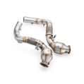 Downpipe BMW M5 F90 mit Katalysatoren  HJS 300 CPSI EURO 6-1