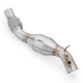 Downpipe RM Motors für BMW E81 E60 E91 E88 116d 316d 520d N47 mit Katalysator Euro 3 100 CPSI -3